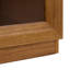 Bibliothèque à porte en verre Jollie l 36 po x P 16,5 po x H 78 po