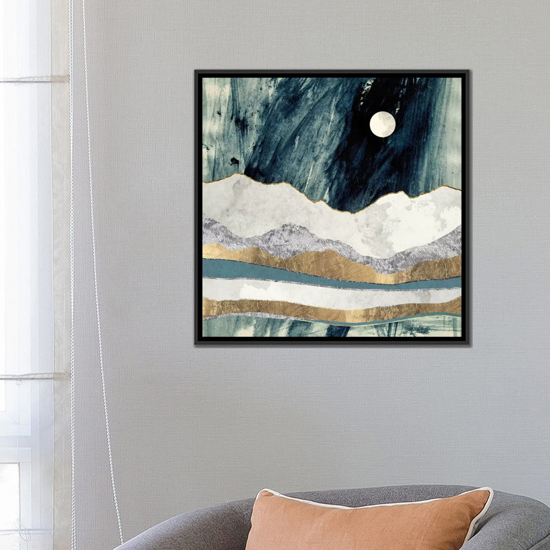 «Bold Sky», reproduction d'art, Toile avec cadre noir, Aucun mat, H 26 po x l 26 po x P 1,5 po