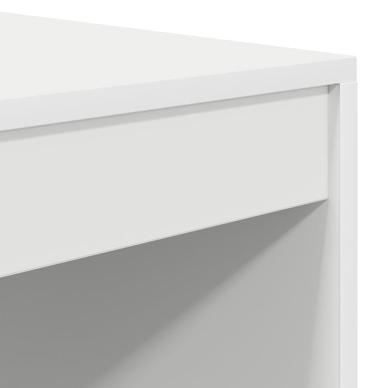 Writing Desk Particle Board 76 Cm, 76cm H x 90cm W x 50cm D, White
