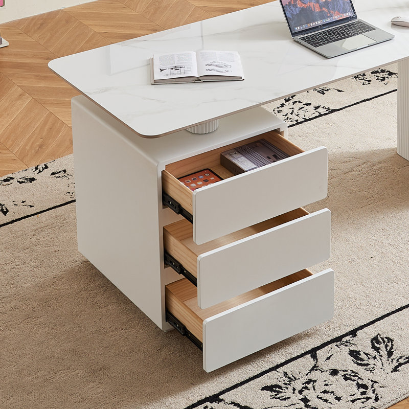 Bureau de direction 63 po Modern, H 29,53 po x l 62,99 po x P 27,56 po