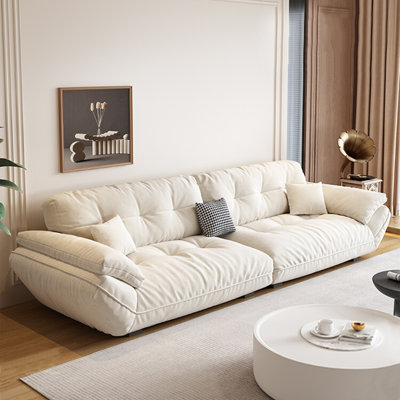 Creamy white Polyester Modular Sofa