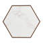 Table basse hexagonale en bois rustique rétro-811984809