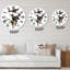 Vintage Birds In The Wild VI - Horloge murale traditionnelle-60327151