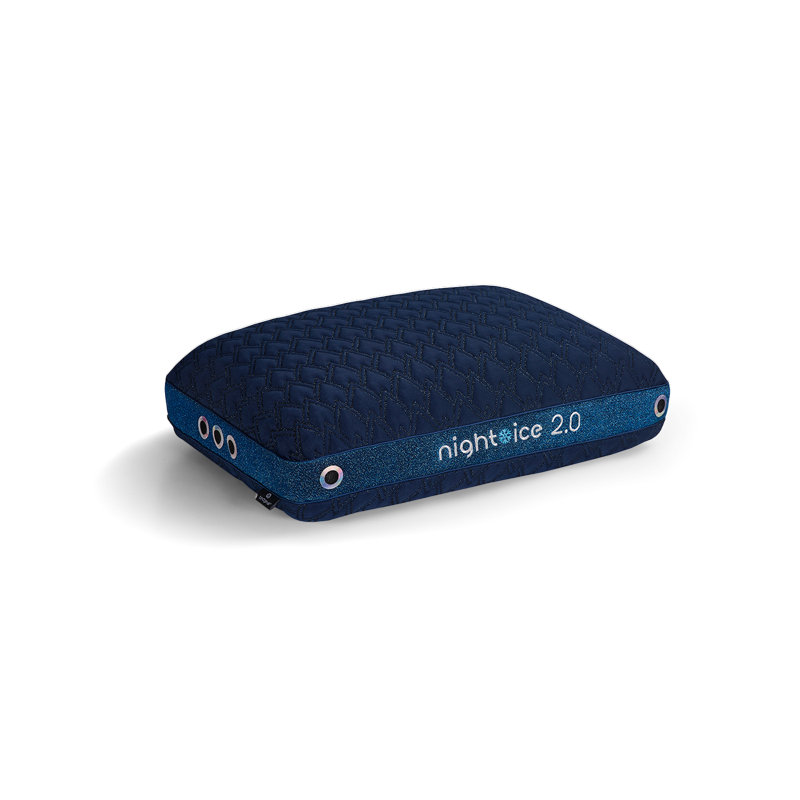 Oreiller performant Bedgear Night Ice - triple refroidissement - doux moyen pour toutes les positions de sommeil, 2.0