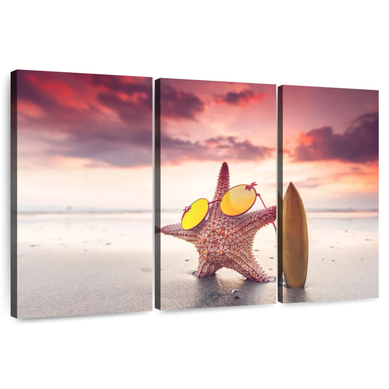 Aletra Starfish Surfer, H 48 po x l 74 po