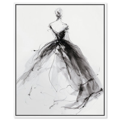 Ball Gown I Fashion Art Canvas Print by Art Remedy
