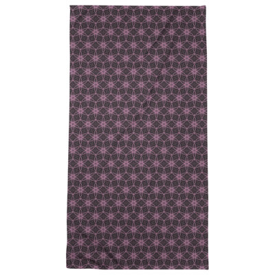 Serviette de plage à cercles ornés classiques