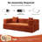 79-Inch Convertible Sleeper Sofa with Chenille Upholstery