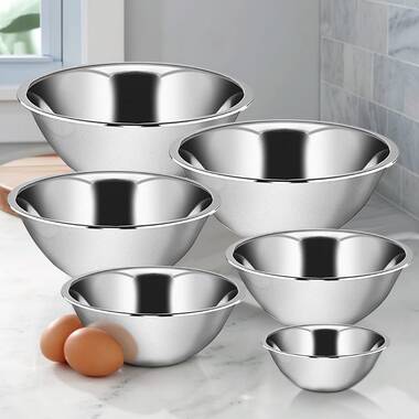 JoyTable 14 Piece Stainless Steel Mixing Bowls Set
