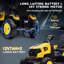 24V Kids Ride On Tractor, Excavator & Bulldozer w / Trailer, Digger, Shovel Bucket, télécommande, lumières DEL, musique