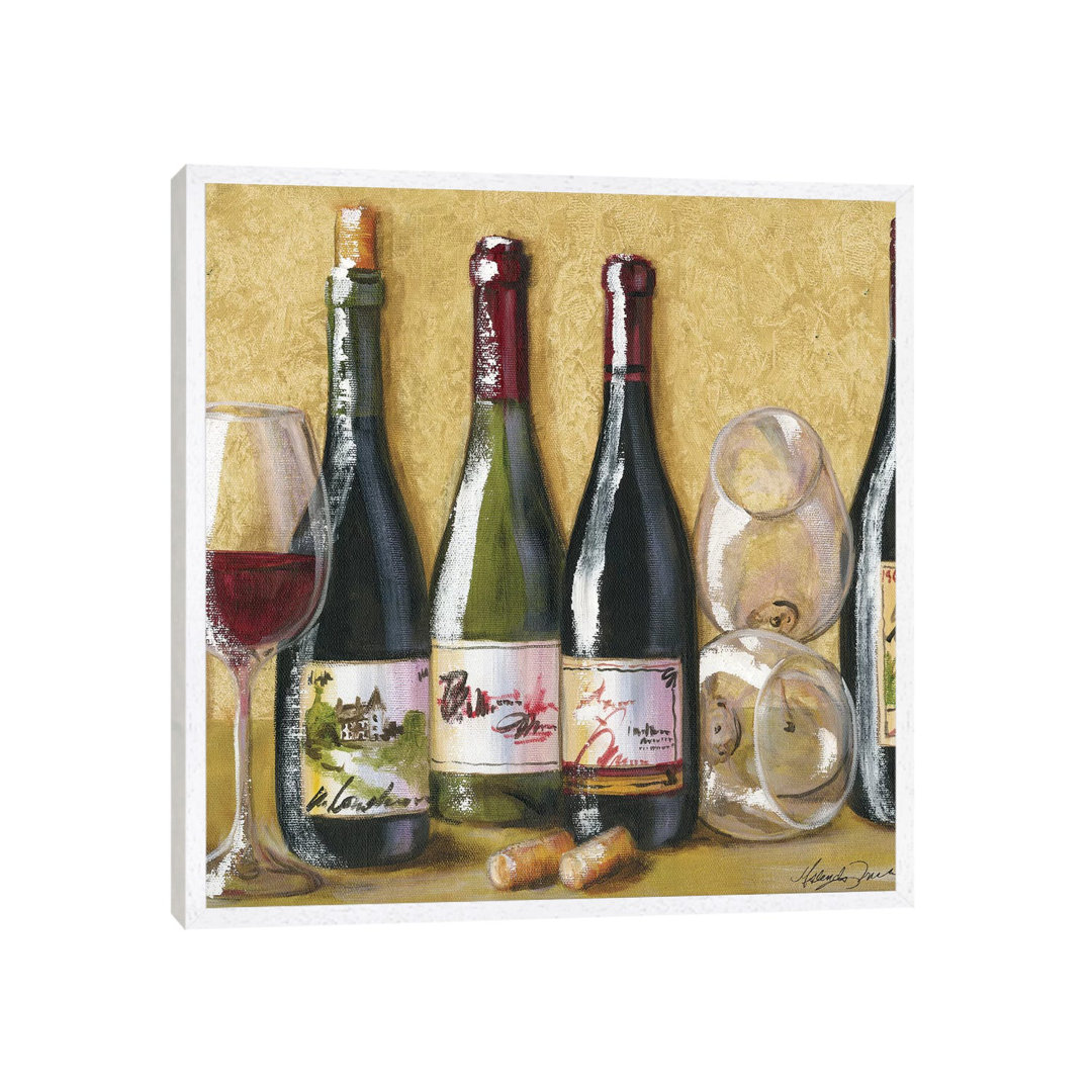 2013 Wine Tray von Malenda Trick - Galerie-verpackte Leinwand Giclée auf Leinwand