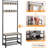Hall Tree 28.5'' Wide with Bench and Shoe Storage