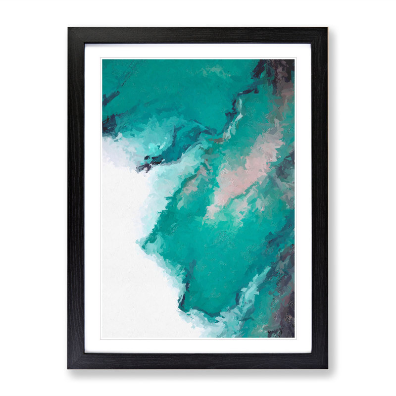 Running in the Elements - Framed Print, Black, 64cm H x 46cm W x 2cm D