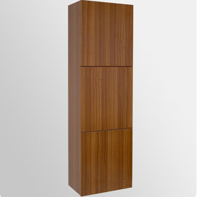 Senza 59" H Tall Freestanding Bathroom Linen Side Storage Cabinet with 3 Large Storage Areas