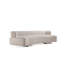 Canapé en chenille beige de 112 po Verandah-333826519-333826521