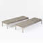 Ensemble de chaises longues inclinables de 77,5 po avec coussins Ayten-1075185500