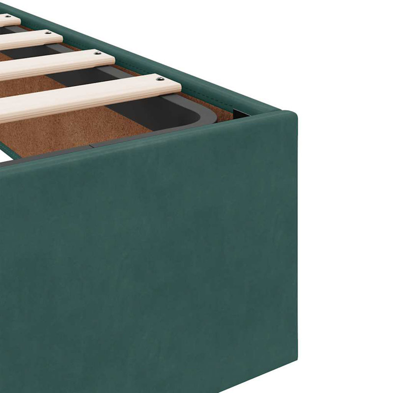 Bed, Dark Green