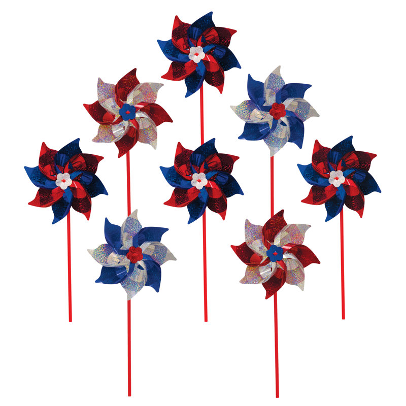 Moulinet avec paquet, Mylar patriotique