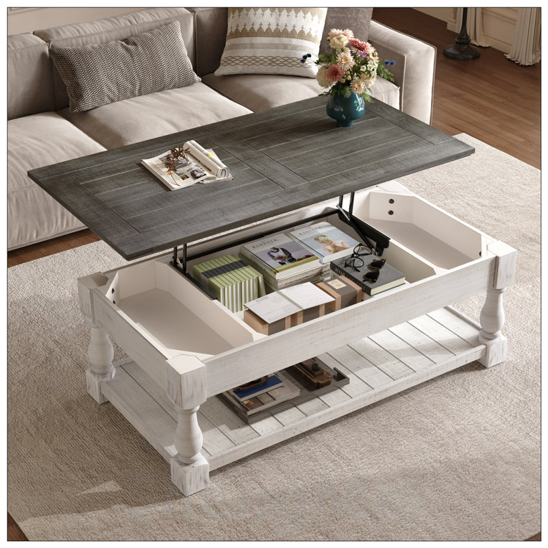 Table basse avec plateau fixe Farmhouse