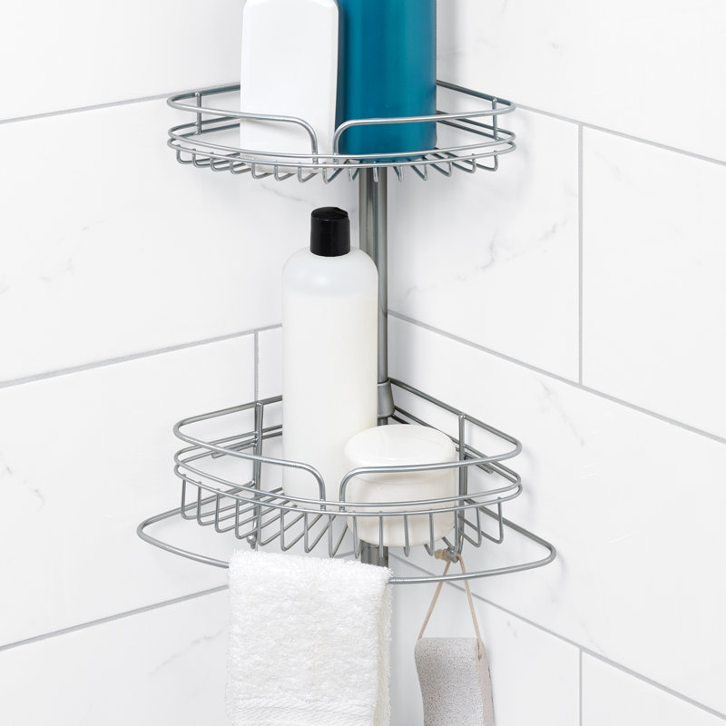 Serviteur de douche Stickley, Chrome satiné