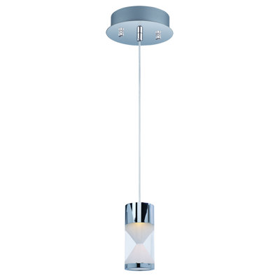 Tyme 1 - Light Polished Chrome LED Single Pendant