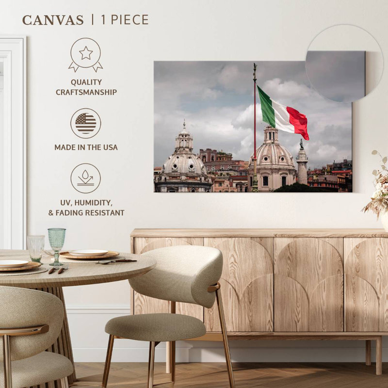 Drapeau italien Borges, H 26 po x l 39 po