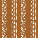 Lady Charlotte Botanic Stripe 10' L x 24" W Peel and Stick Wallpaper Roll