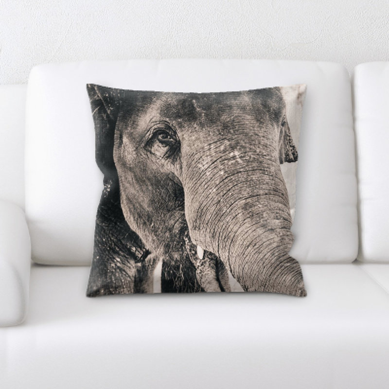 Microsuede Throw Pillow