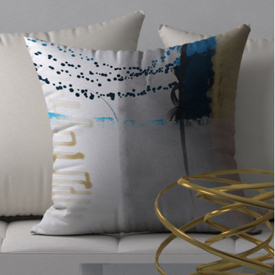 Glitter Light Square Pillow Cover & Insert