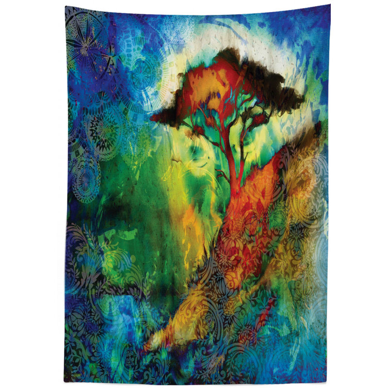 Bohemian Tablecloth, 84" L x 60" W