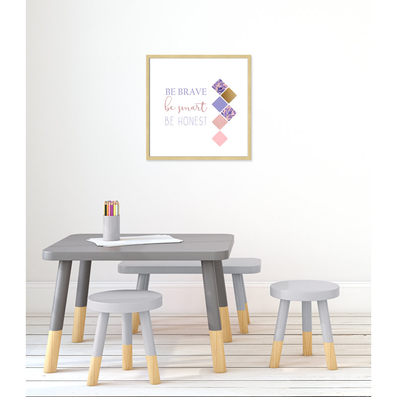 Soyez solide 2, H 23,5 po x l 23,5 po x P 1,19 po, Cadre boîte champagne
