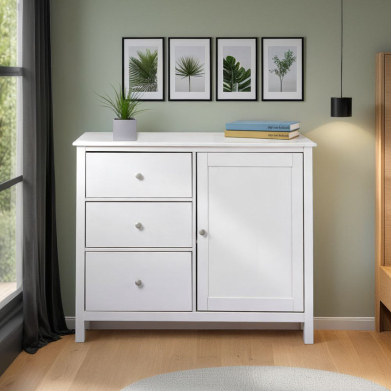 Cintron 110cm Solid Wood Sideboard