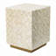 Tabouret 14 "x 14" x 18 "Capiz