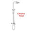Ensemble de douche luxueuse en laiton massif