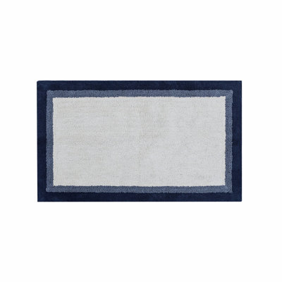 Tapis pour salle de bain en coton touffeté