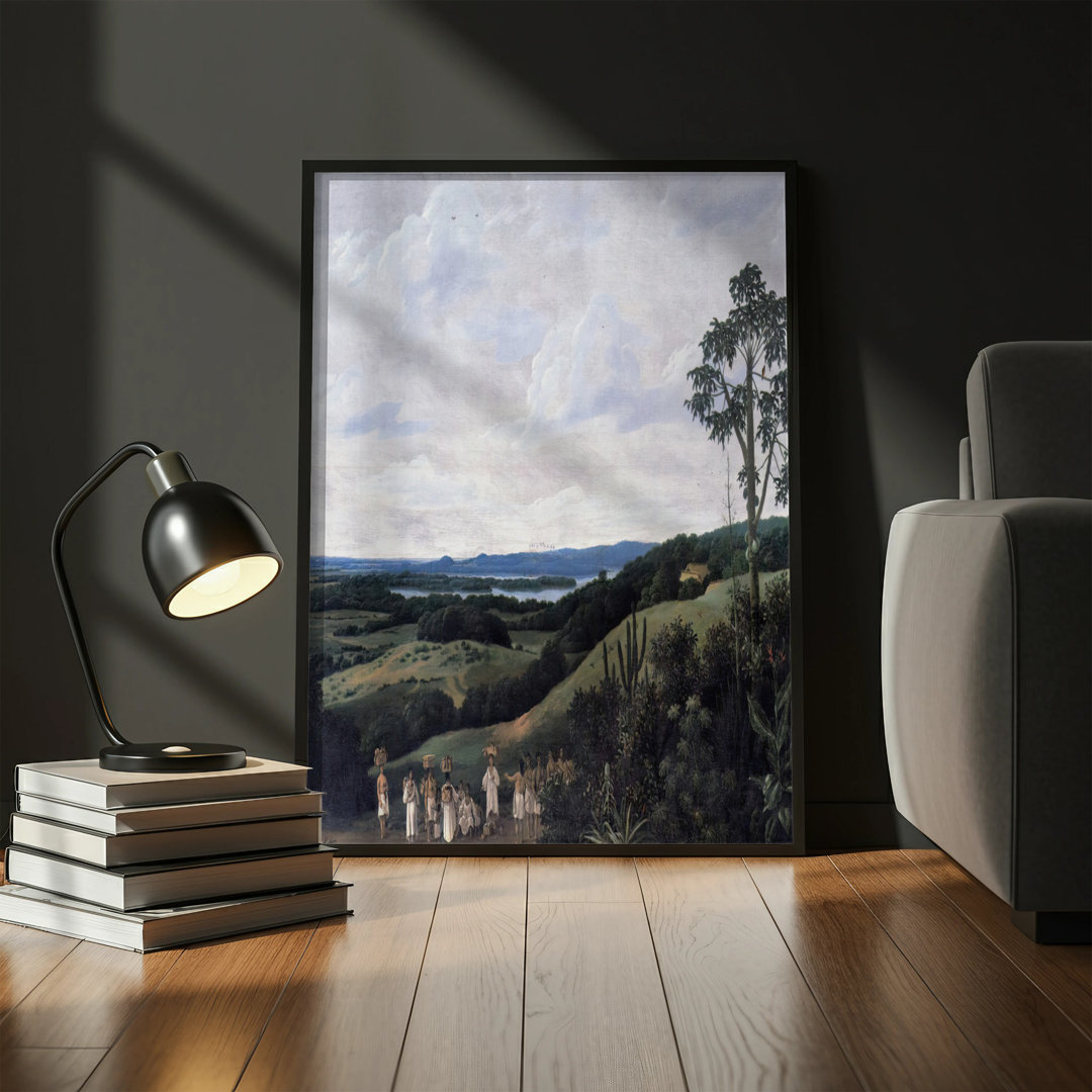 17th Century Style Black Framed Poster