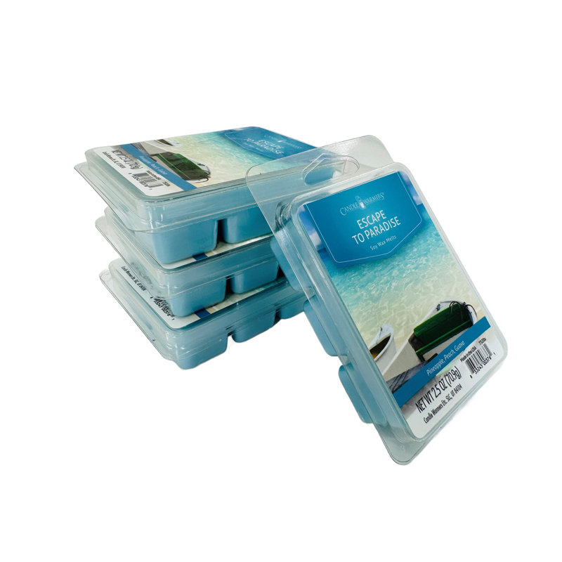 Cire parfumée sans flamme, Bleu, Escape To Paradise