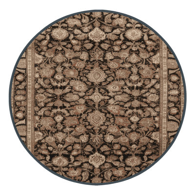 Machine Washable Persian Brown Area Rug