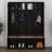 Farmhouse Hall Tree With 4 Hidden Hanging Hooks, Versatile Walnut Seating Bench With 8 Doors, Entryway Shoe Cabinet With Open Compartments-1844997778