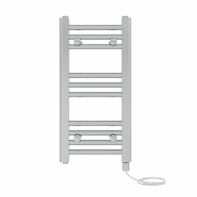 Straight Towel Rail Heated Towel Rails, 60cm H x 30cm W x 3cm D, Chrome