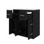 Meuble-lavabo de 30 po avec lavabo encastré et tiroirs, surface peinte, portes à fermeture en douceur, armoire de salle de bain avec tiroir basculant-1636311848