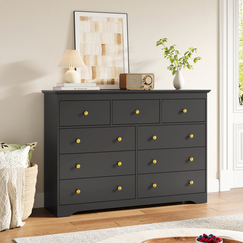 Commode 9 tiroirs de style moderne