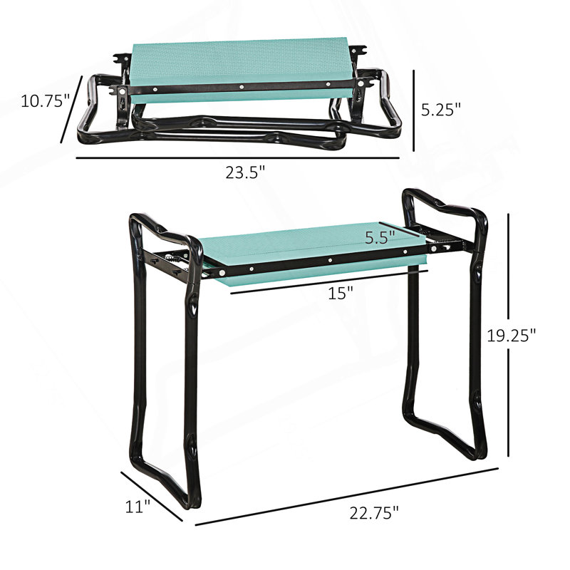 Banc de jardin et genoux Garden
