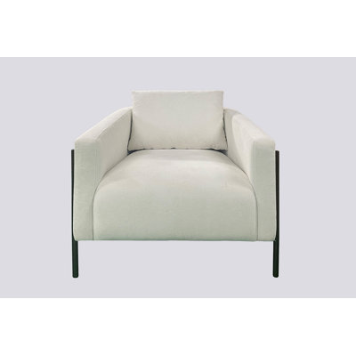 Chaise d'appoint avec extérieur en corde