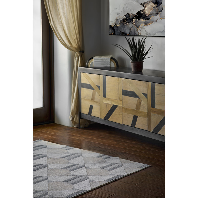 Solage Geometric Indoor Rug, Rectangle 1'10" x 2'10"