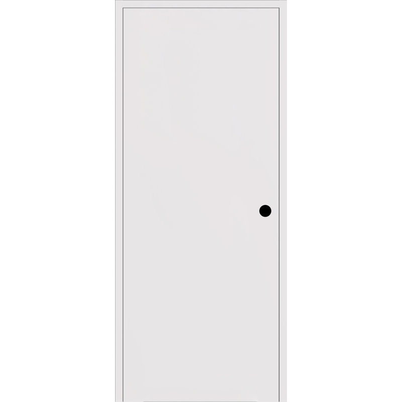 Intérieur en bois manufacturé à panneaux apprêté pour le bricolage comme une porte pré-montée, 29,75 po x 79,37 po, Gauche