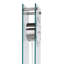 Echo 78'' Glass Floor Clock