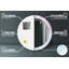 Huldar Glass Flat Wall Mirror