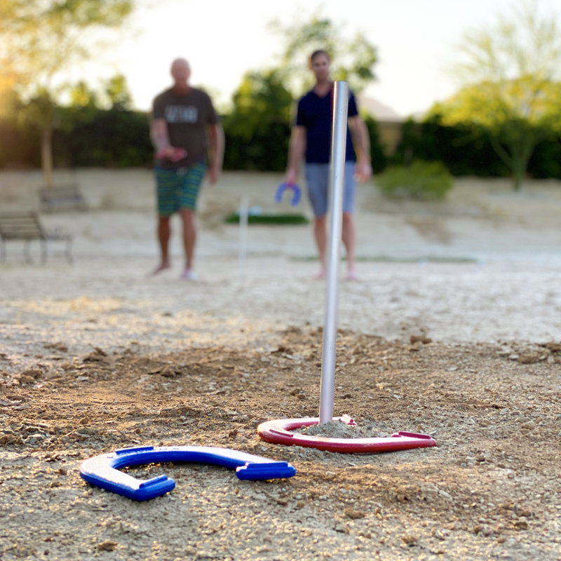  Ensemble de jeu d'extérieur en acier Steel Horseshoes
