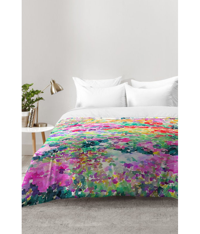 Jacqueline Maldonado Modern & Contemporary Polyester Abstract Comforter, Full/Queen Comforter + 2 Standard Shams